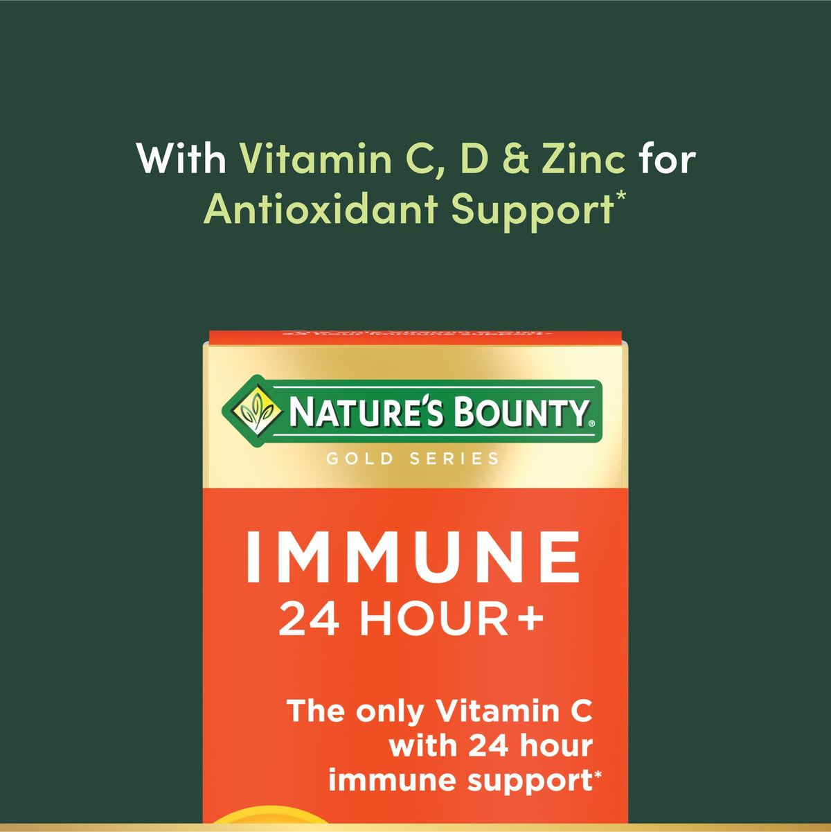 Nature's Bounty Immune 24 Hour+ with Ester-C - 50 Softgels - image 3