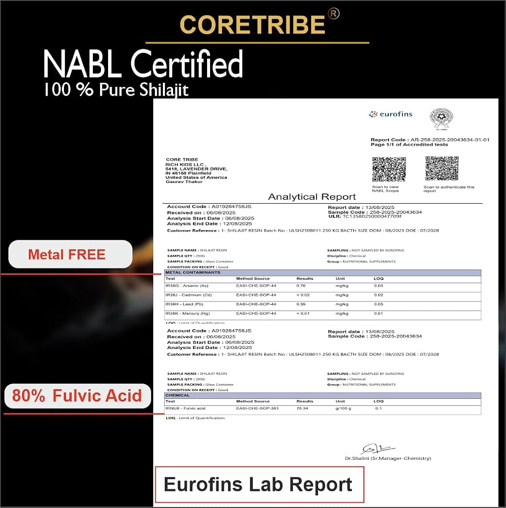 Coretribe Shilajit Resin 30g High-Purified with 80% Fulvic Acid - image 5