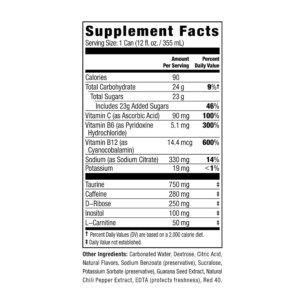 Hype Beverages Pre Workout Energy Drink 280mg Caffeine - 12 Pack - image 2