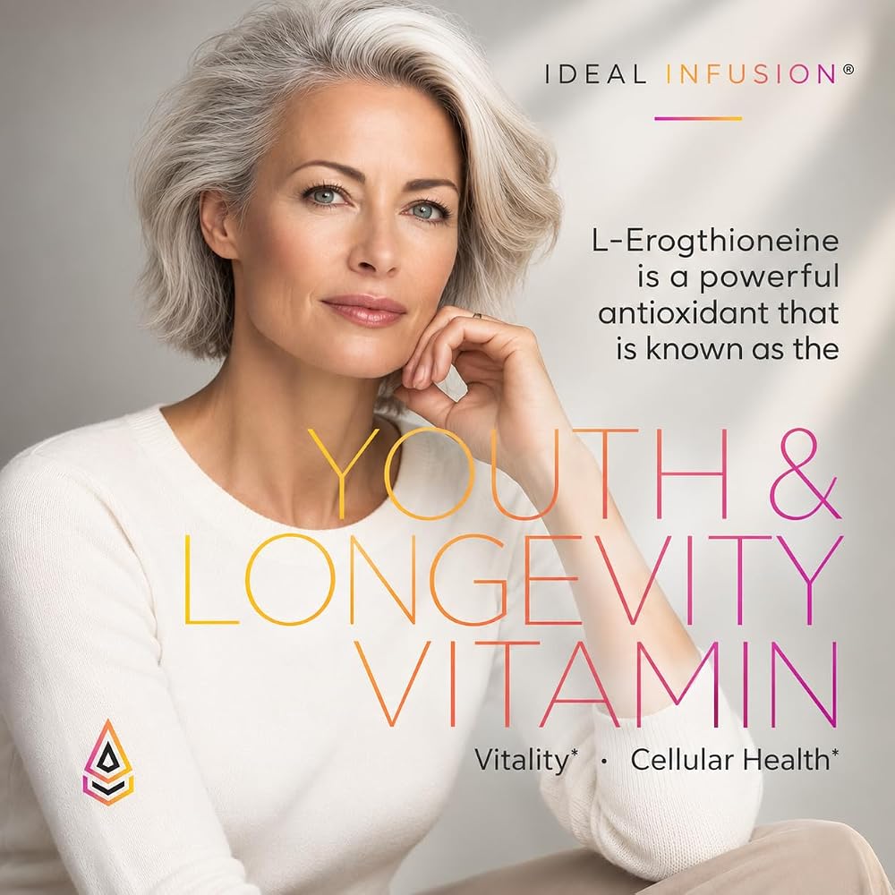 Ideal Infusion L-Ergothioneine 30mg Antioxidant - 60 Capsules - image 6