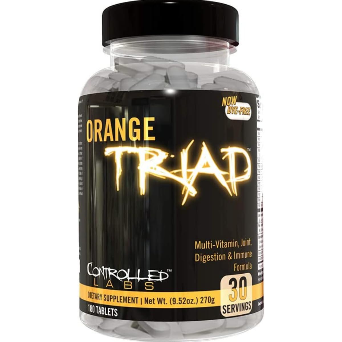 CONTROLLED LABS Orange Triad Multivitamin Joint Support - 180 Capsules