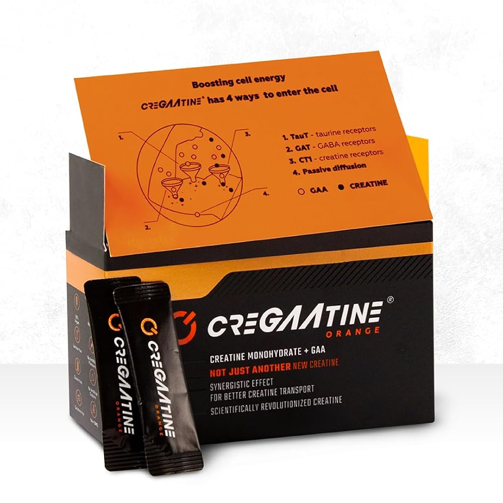CreGAAtine Micronized Creatine Monohydrate + GAA - 60 Sachets