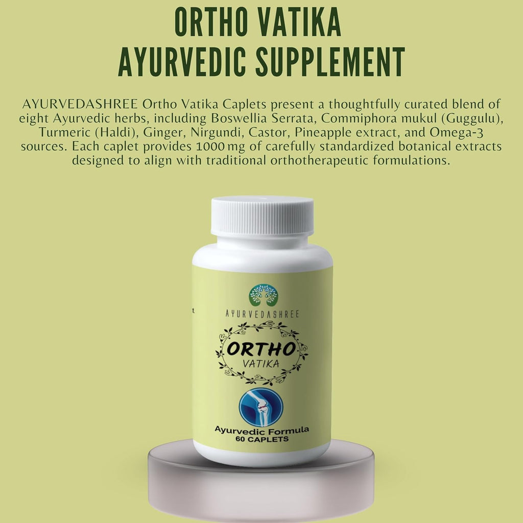 AYURVEDASHREE Ortho Vatika Joint Support - 60 Caplets - image 3