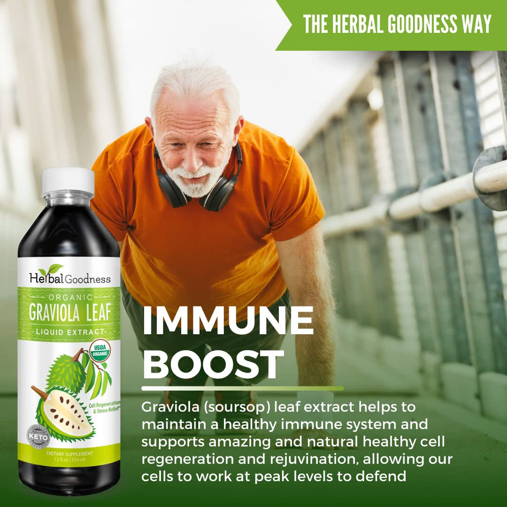 Herbal Goodness Graviola Leaf Extract Soursop Liquid Drops - 12 Pack - image 4
