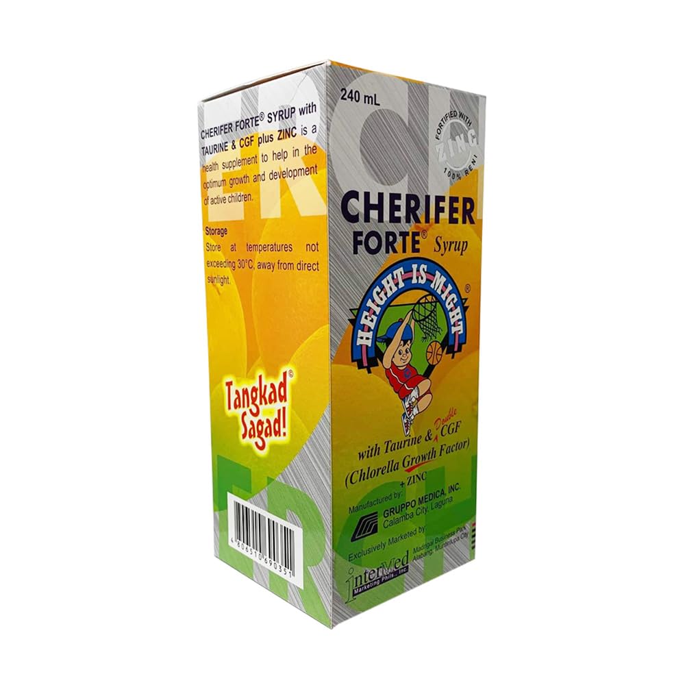 Cherifer Forte Syrup with Zinc and Taurine - 240 ml - image 5