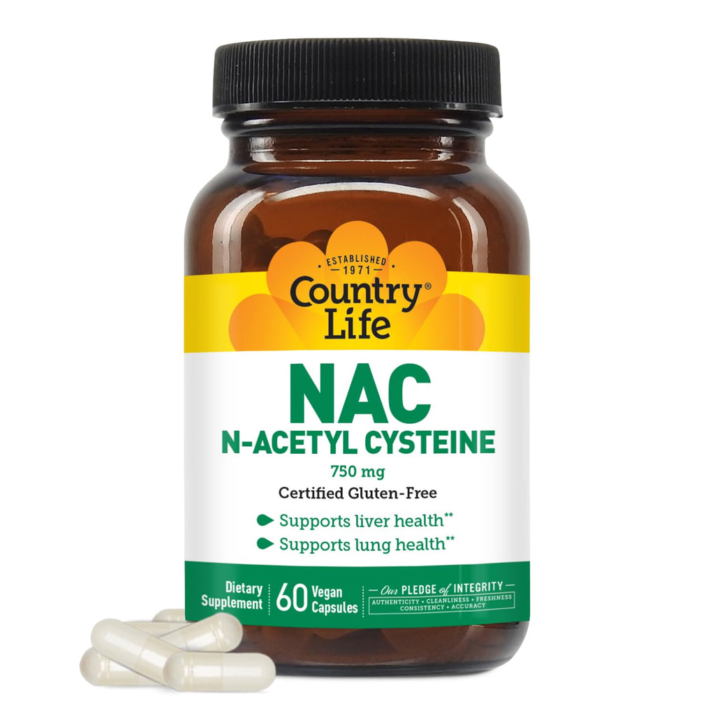 Country Life N-Acetyl CYSTEINE 750MG
