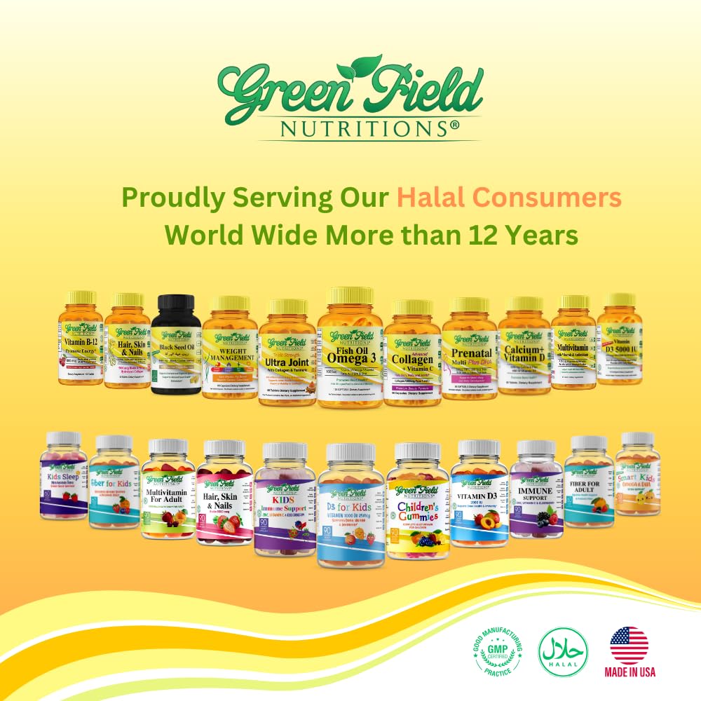 Greenfield Nutritions Halal Vitamin D3 2000 IU - 120 Softgels - image 7