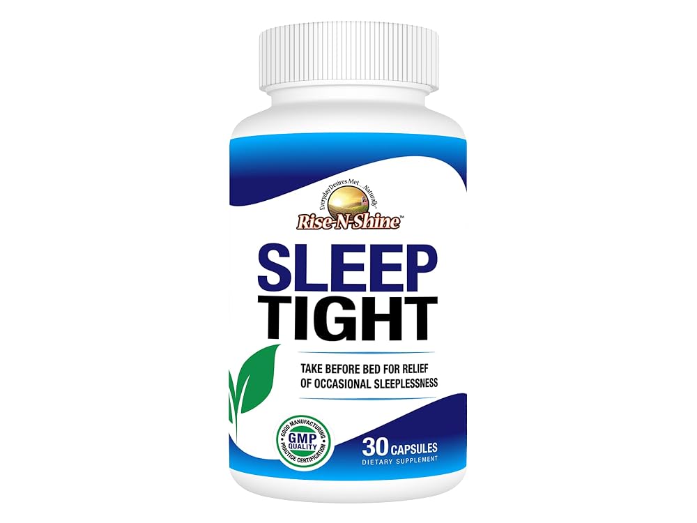 Rise-N-Shine Sleep Tight Supplement for Sleep Support - 30 Capsules