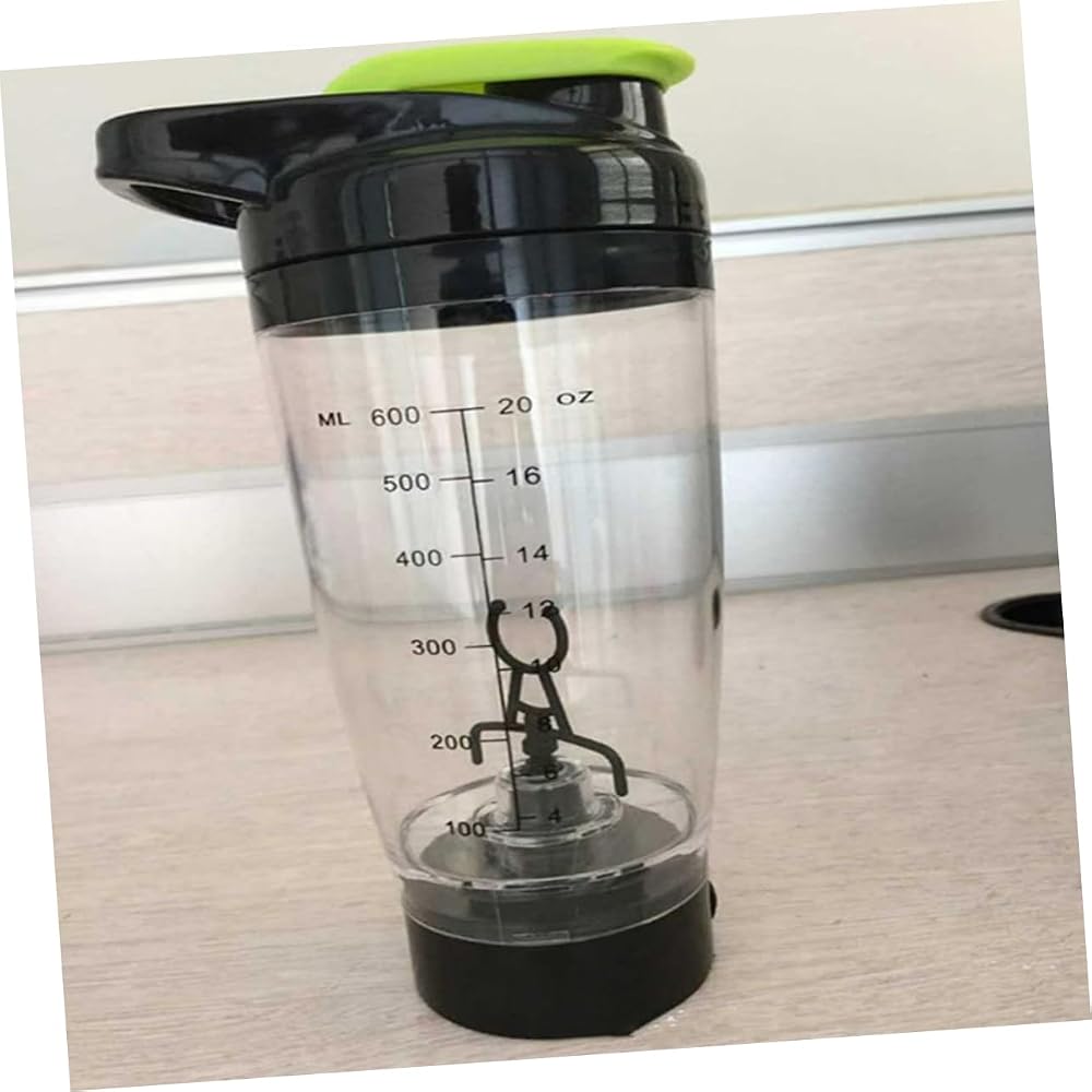 TIDTALEO Battery Operated Shaker Bottle Mixer 600ml - Green - image 7