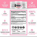 Honey Badger BCAA + EAA Amino Acids Powder Pink Lemonade - 30 Servings - image 6