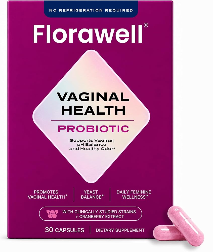 Florawell Vaginal Probiotics for Women pH Balance - 30 Capsules