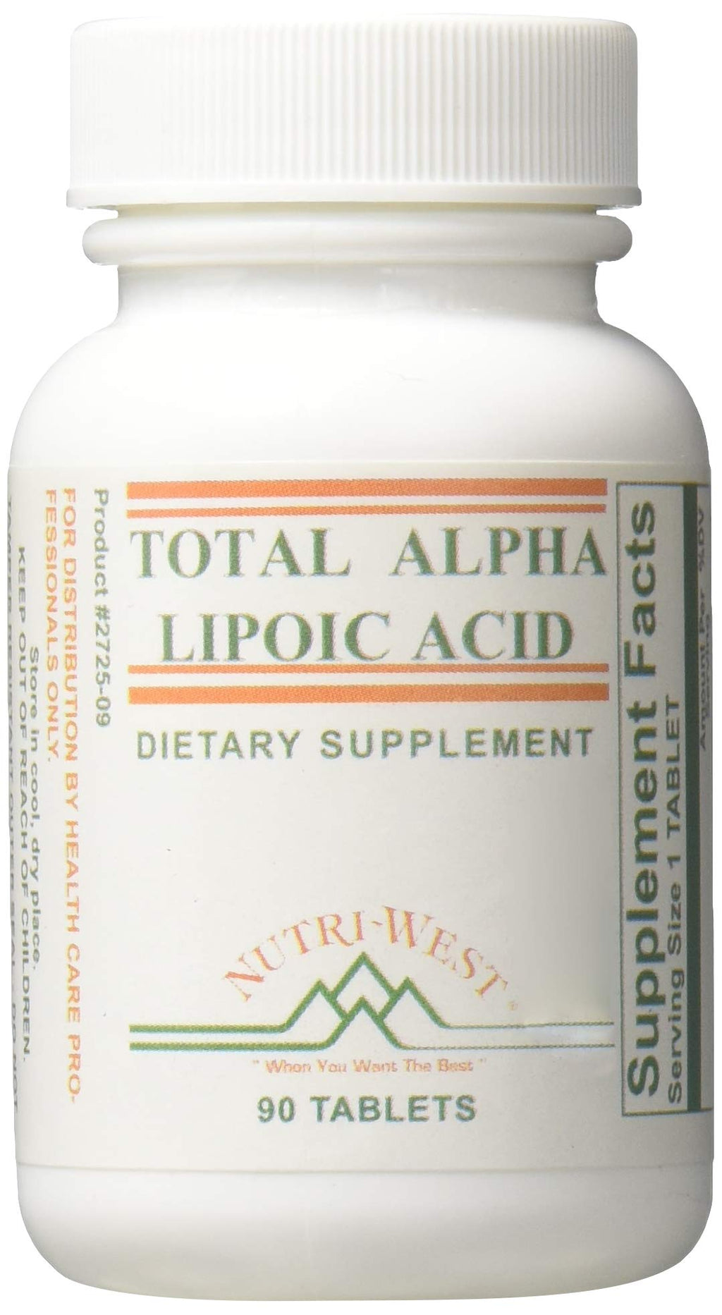Nutri-West Total Alpha Lipoic Acid - 90 Capsules