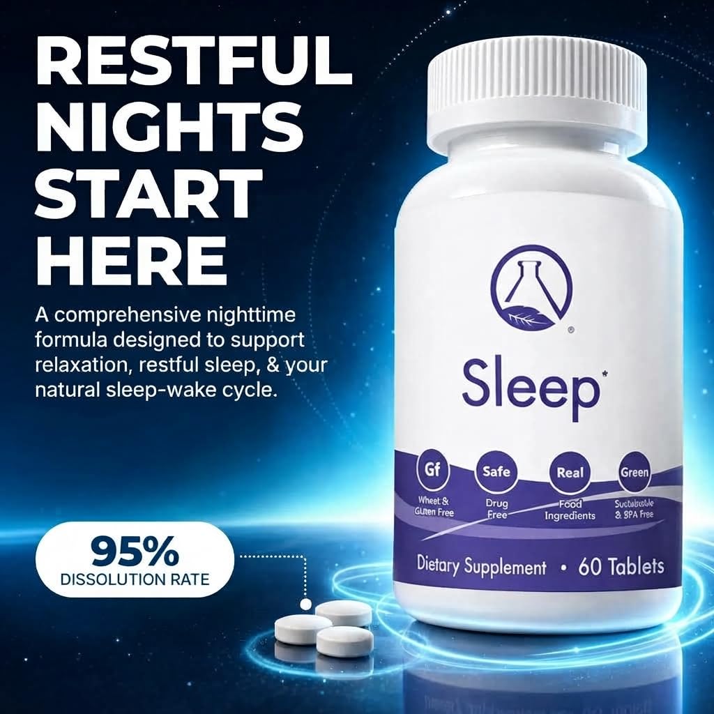 Nugevity Sleep Natural Sleeping Aid Supplement - 60 Tablets - image 2