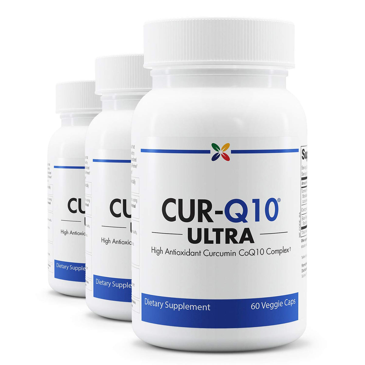 Stop Aging Now CUR-Q10 Ultra Complex - 180 Vegetarian Capsules