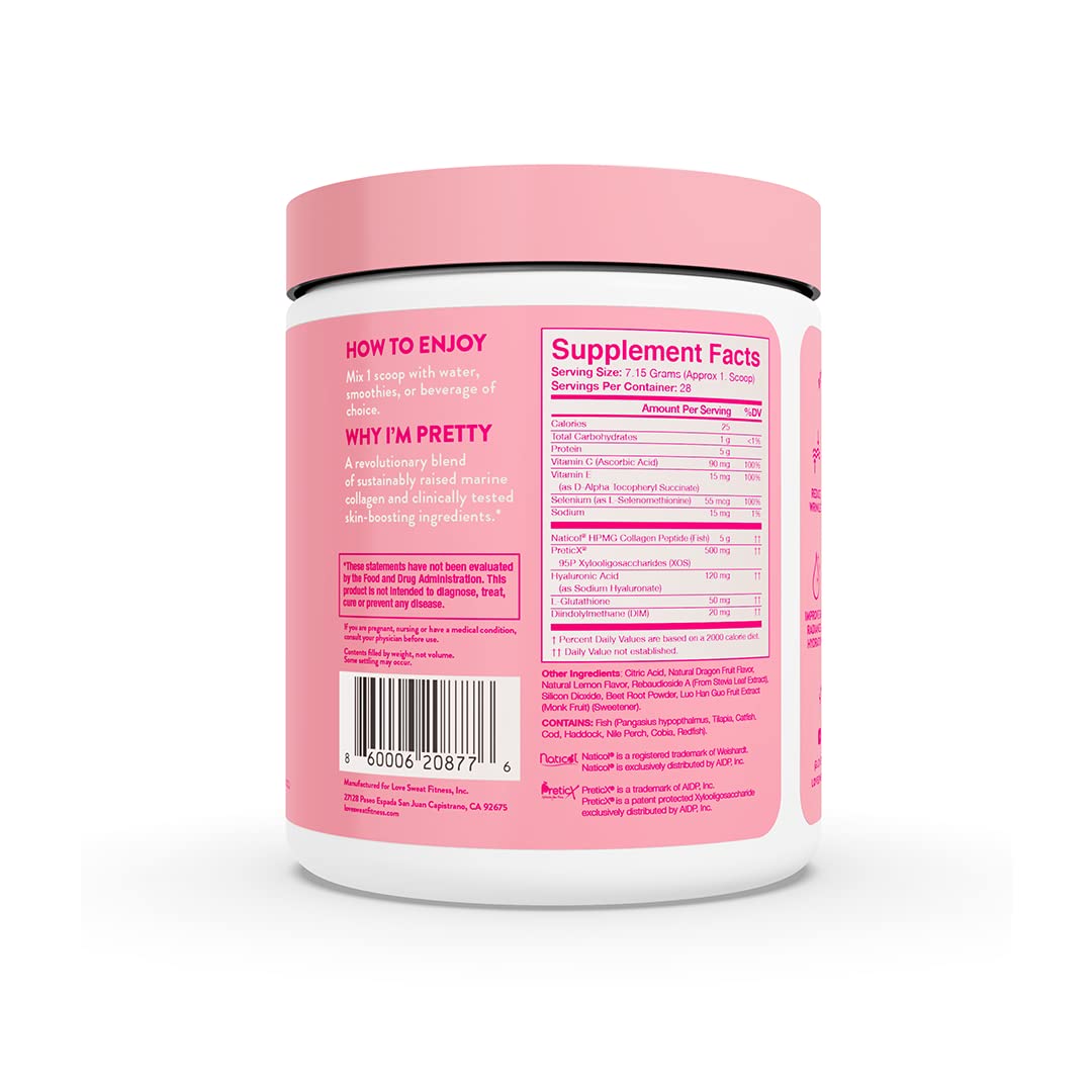 Love Sweat Fitness Marine Collagen Peptides Powder - 28 Servings - image 3
