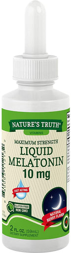 Nature's Truth Maximum Strength Liquid Melatonin 10 mg - 2 fl oz - image 2