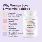 envitamin Probiotic for Women Balance Formula - 60 Capsules - image 3