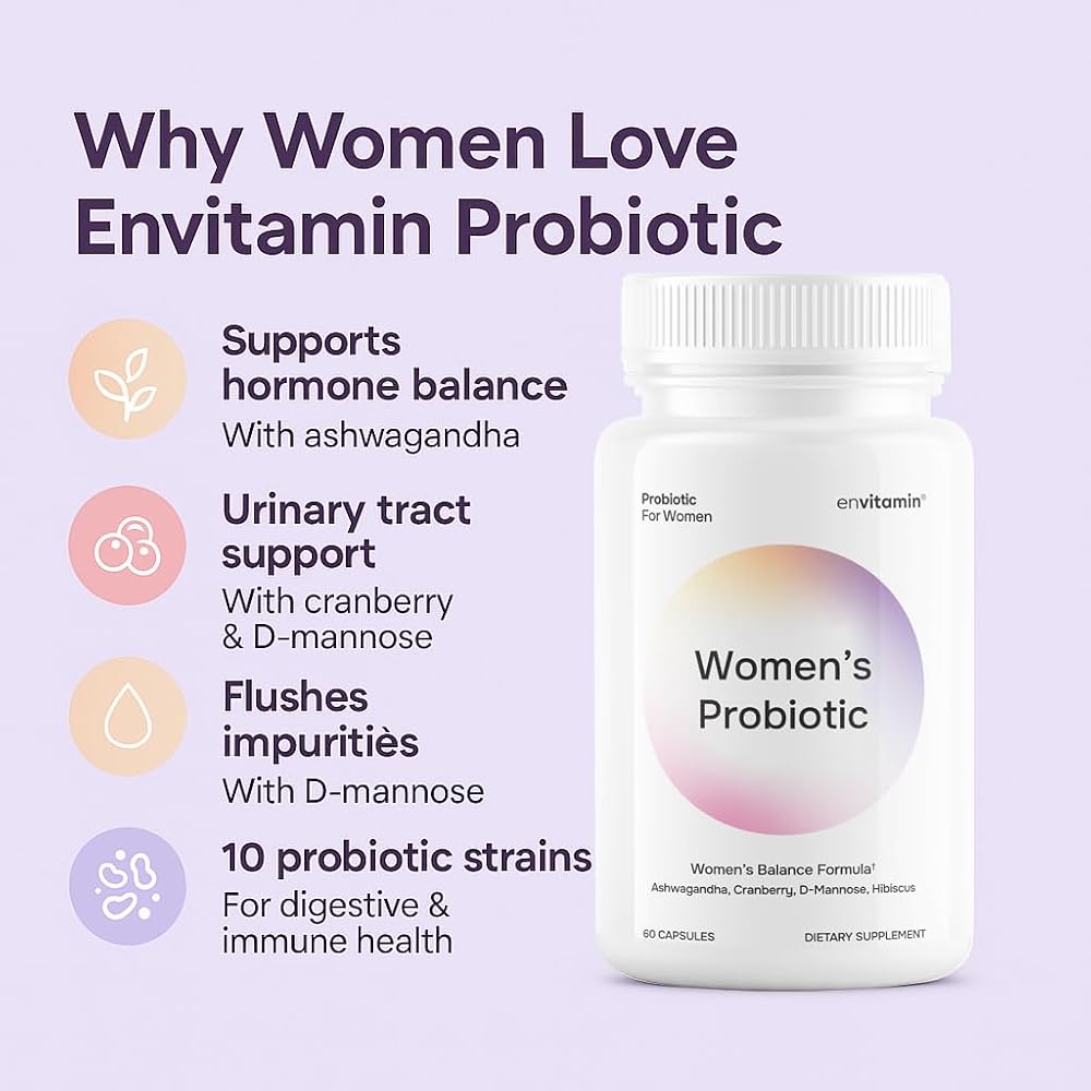 envitamin Probiotic for Women Balance Formula - 60 Capsules - image 3