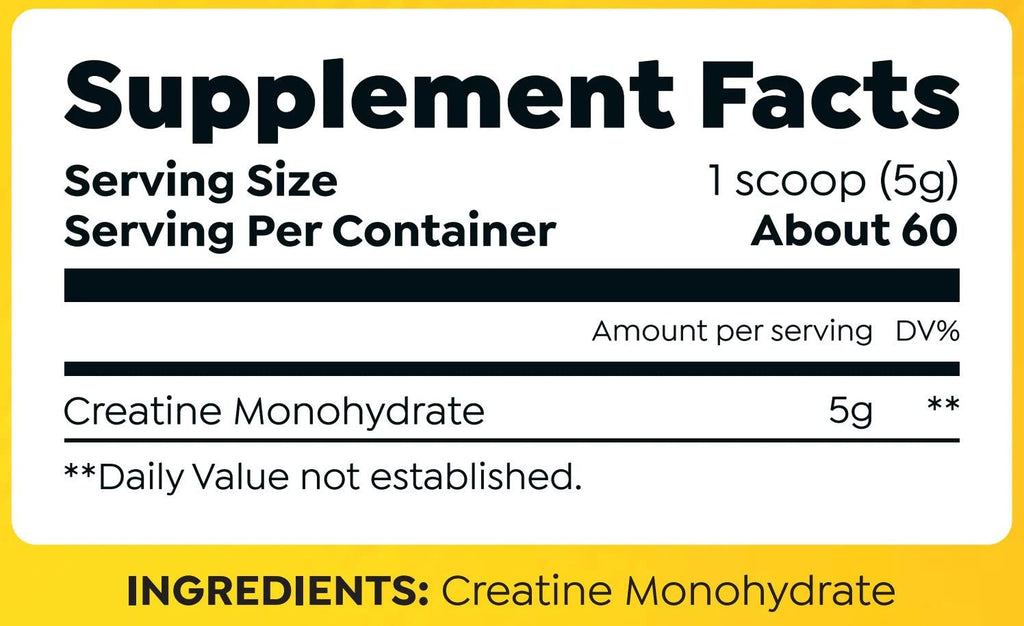 HTLT Supps Creatine Monohydrate Strength Support - 60 Servings - image 2
