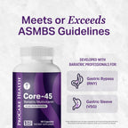 ProCare Health Core-45 Bariatric Multivitamin 45mg Iron - 90 Capsules - image 7