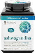 Generic Organic Ashwagandha Supplement KSM-66 1000mg - 180 Vegetarian Capsules