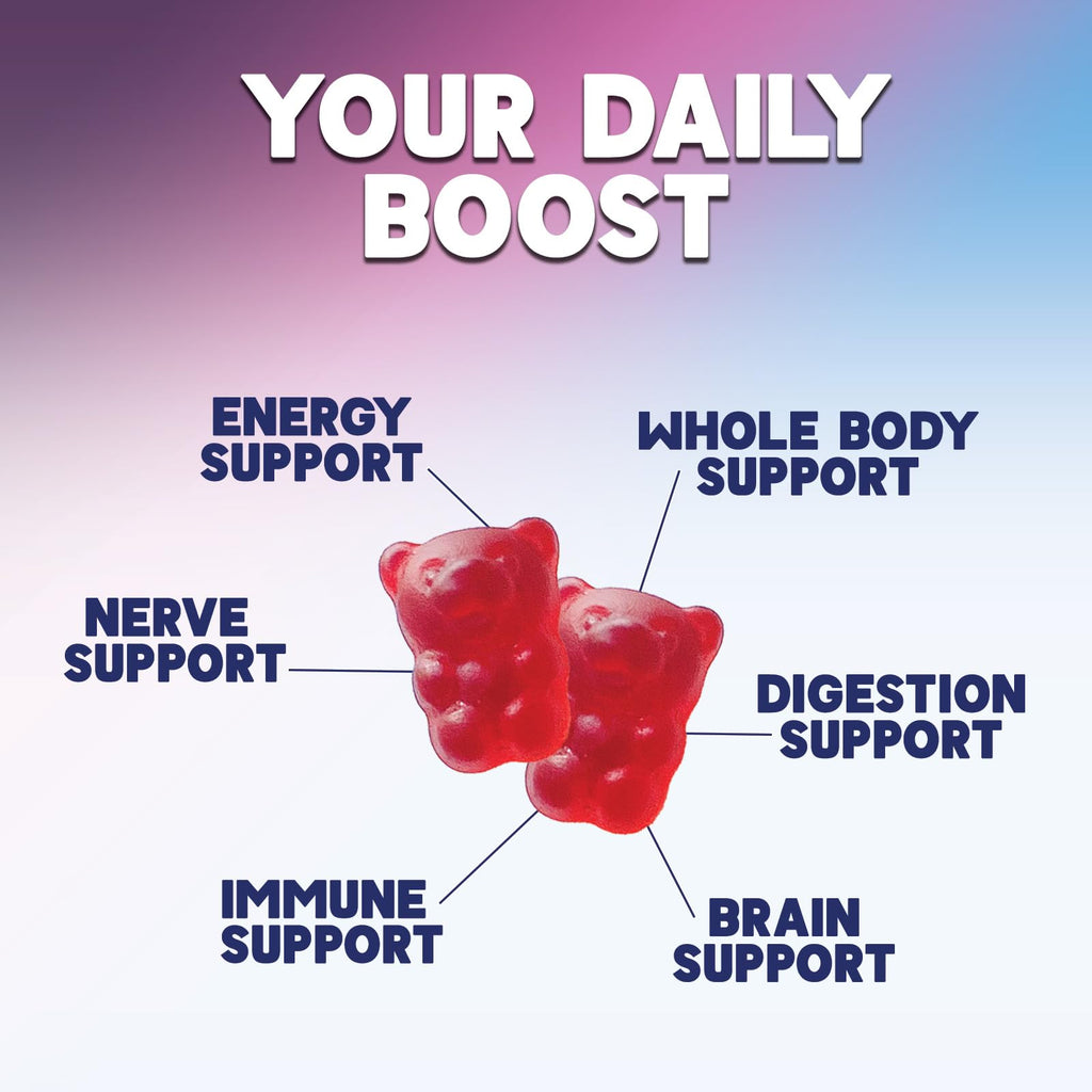 Nature's Nutrition Energy Gummies Vitamin B12 1000mcg Per Serving