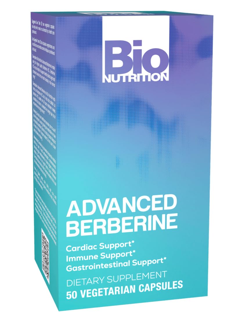 Bio Nutrition Advanced Berberine 1,200 mg - 50 Vegetarian Capsules