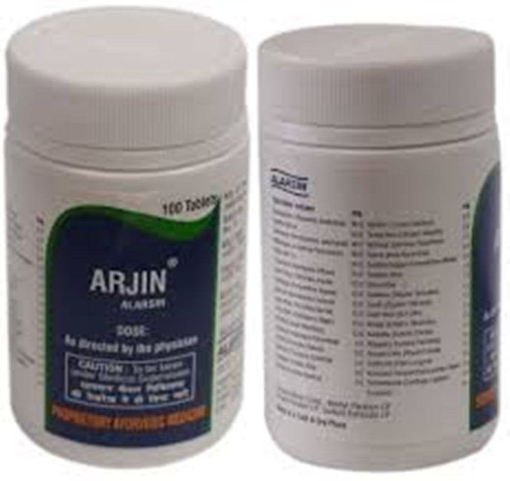 Alarsin Arjin Herbal Tablet - 10 Count