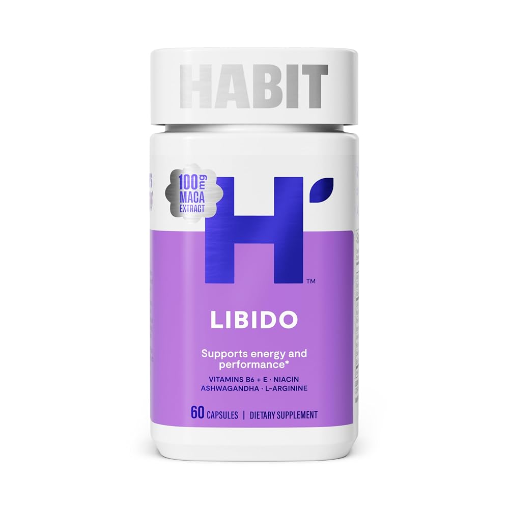 Health by Habit Capsule LIBIDO Vitamins Standard 60 PC Count Container
