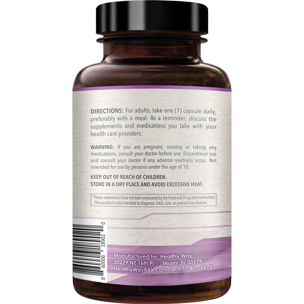 HealthyWayRx Pterostilbene 150mg Antioxidant Supplement - 180 Capsules - image 8