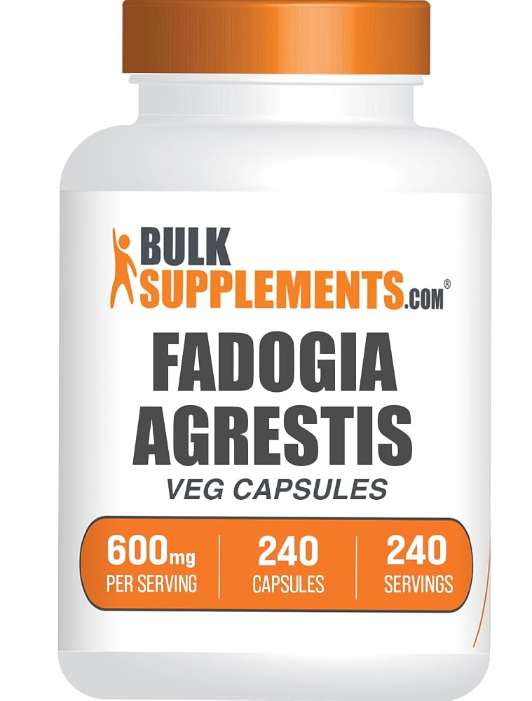 BulkSupplements Fadogia Agrestis 600mg Energy Boost - 240 Capsules