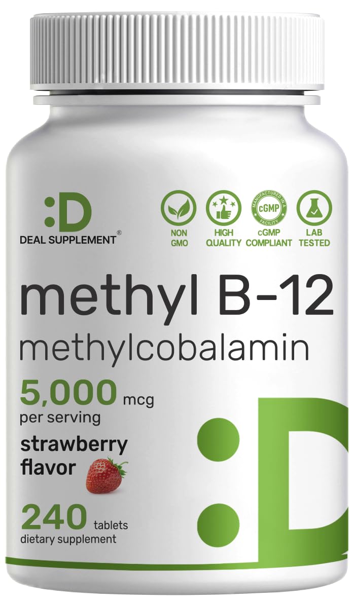 DEAL SUPPLEMENT Methyl B-12 5000 mcg - 240 Tablets