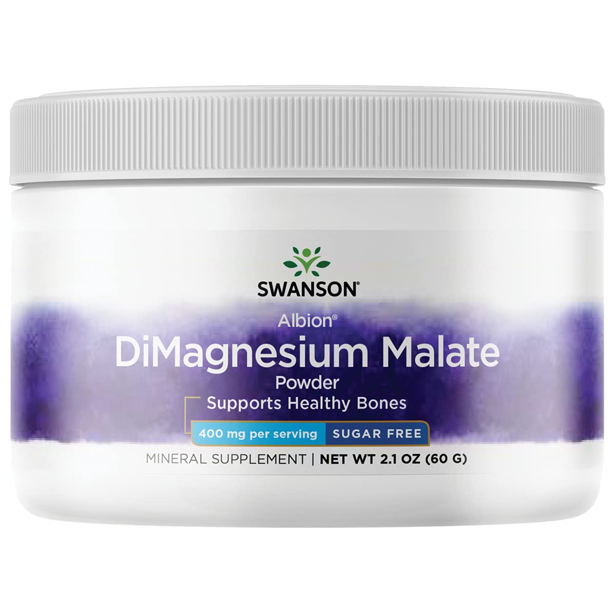 Swanson Ultra Albion Dimagnesium Malate Powder - 2.1 oz