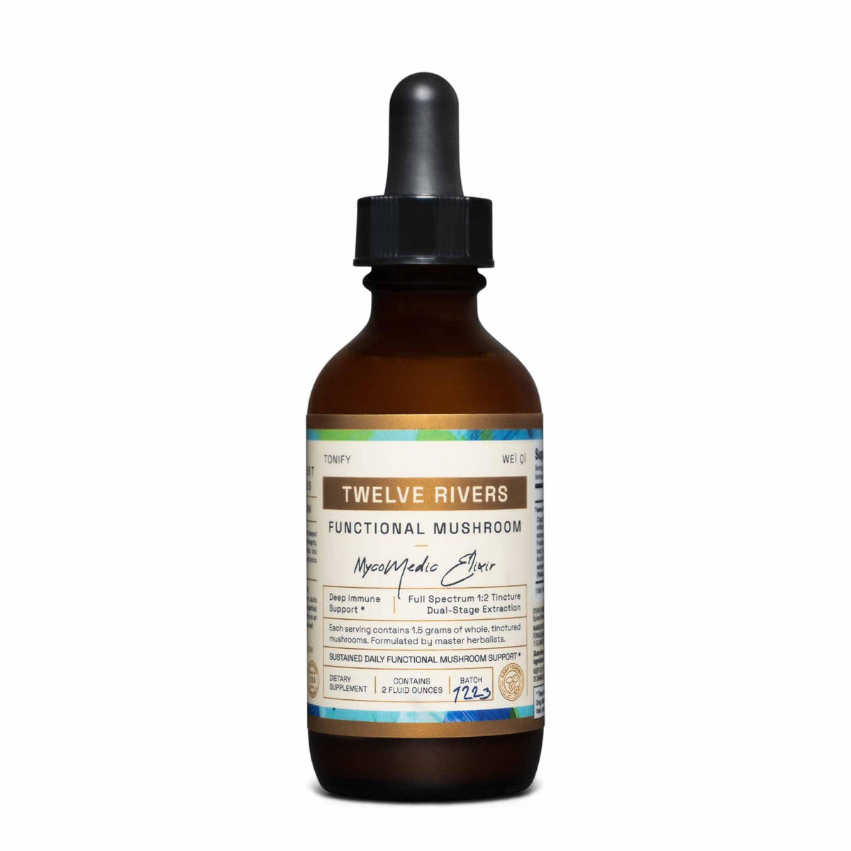RAW Forest Foods Twelve Rivers Mushroom Tincture - 2 Fl Oz