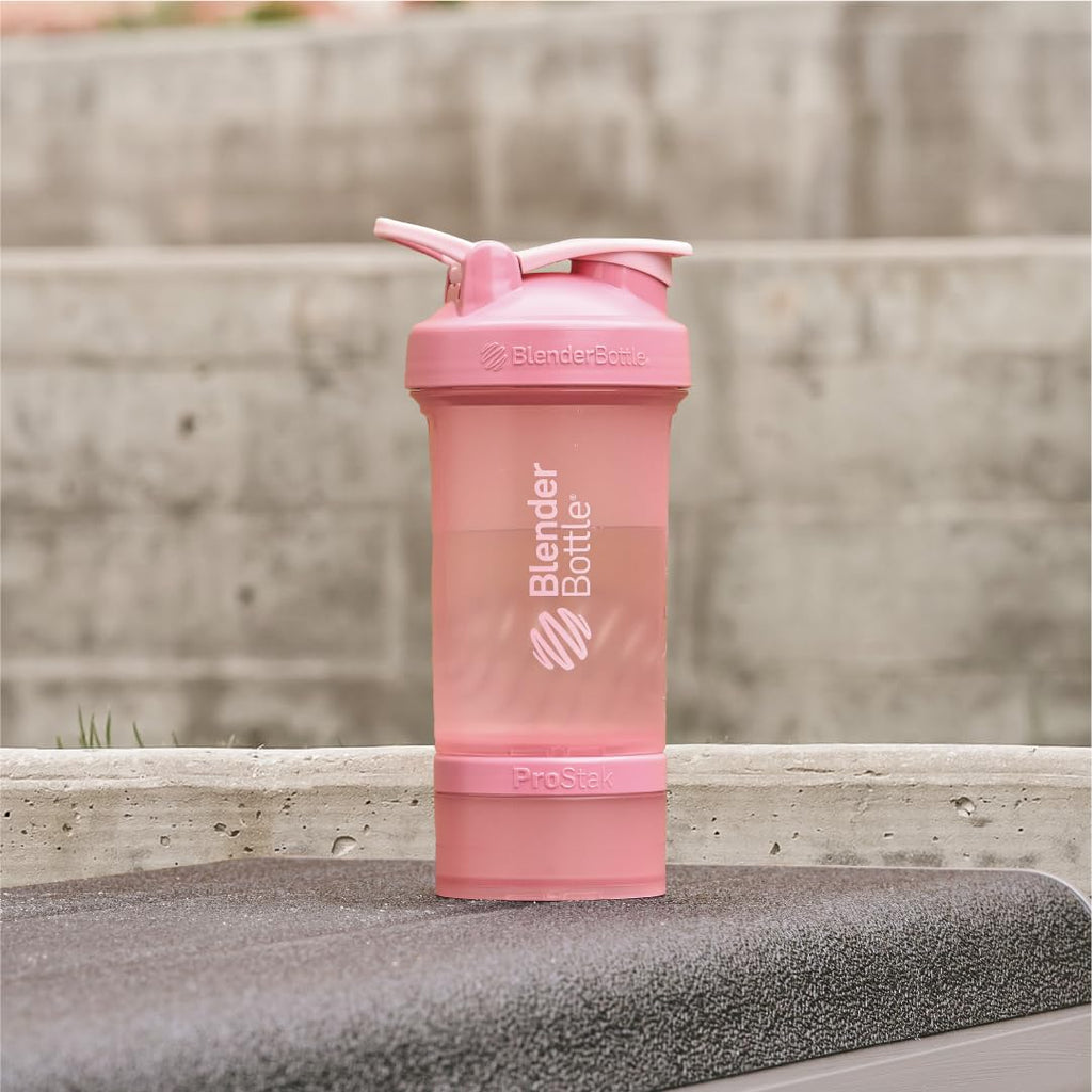 BlenderBottle Shaker Bottle with Pill Organizer and Storage