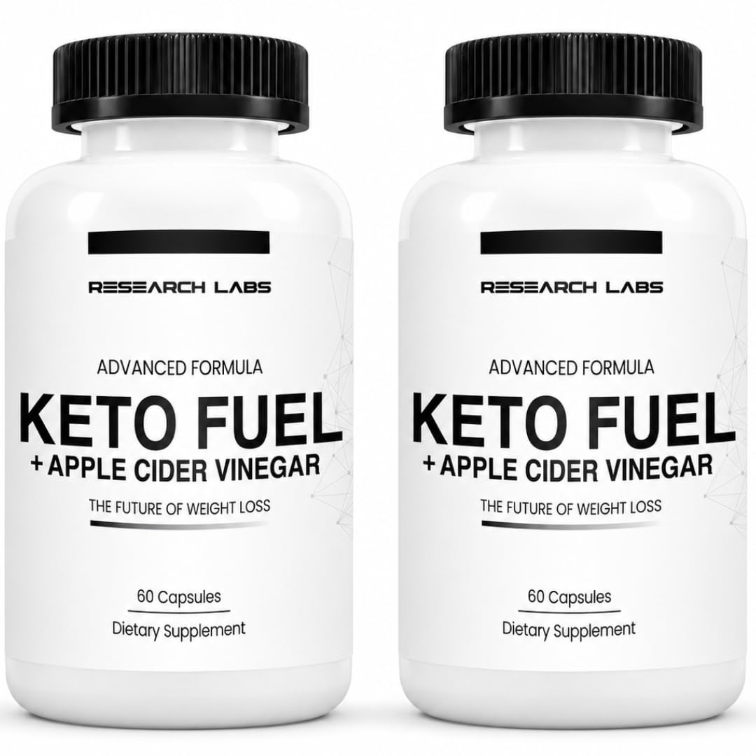 Research Labs Keto Diet Pills with Apple Cider Vinegar - 120 Capsules