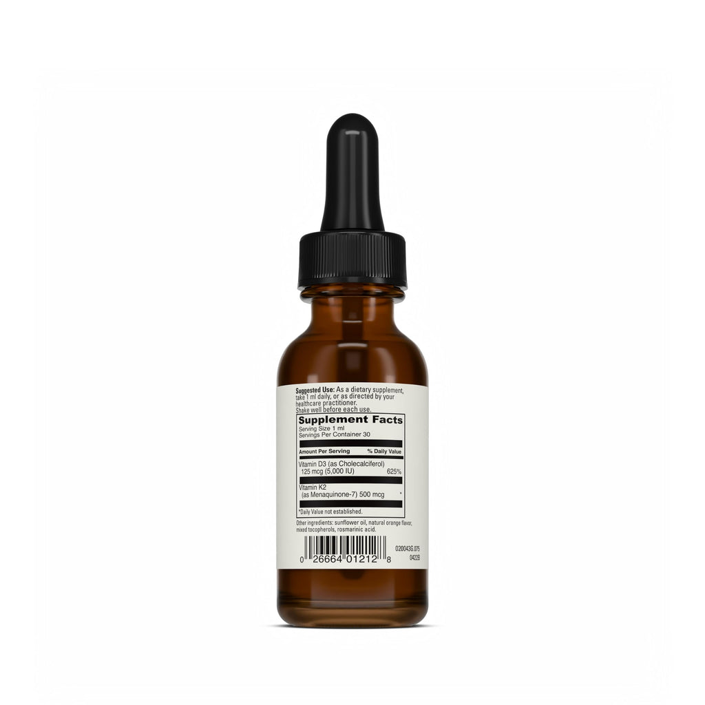 DAVINCI Labs D3/K2 Liquid Bone Health Support - 30 Servings - image 2