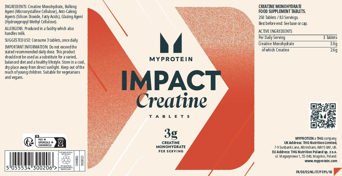 Myprotein Creatine Monohydrate Tablets - 250 Count - image 4