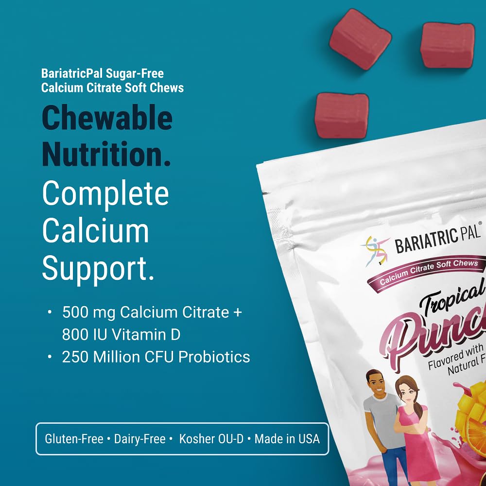 BariatricPal Sugar-Free Calcium Citrate Soft Chews 500mg