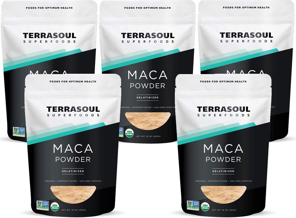 Terrasoul Superfoods Organic Gelatinized Maca Powder - 80 Ounces