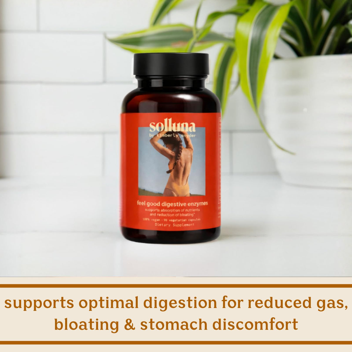 Solluna Digestive Enzymes Multi-Enzyme Formula - 90 Capsules - image 4