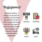 VEGEPOWER Vegan Iron Supplement Gummies - with Vitamin C