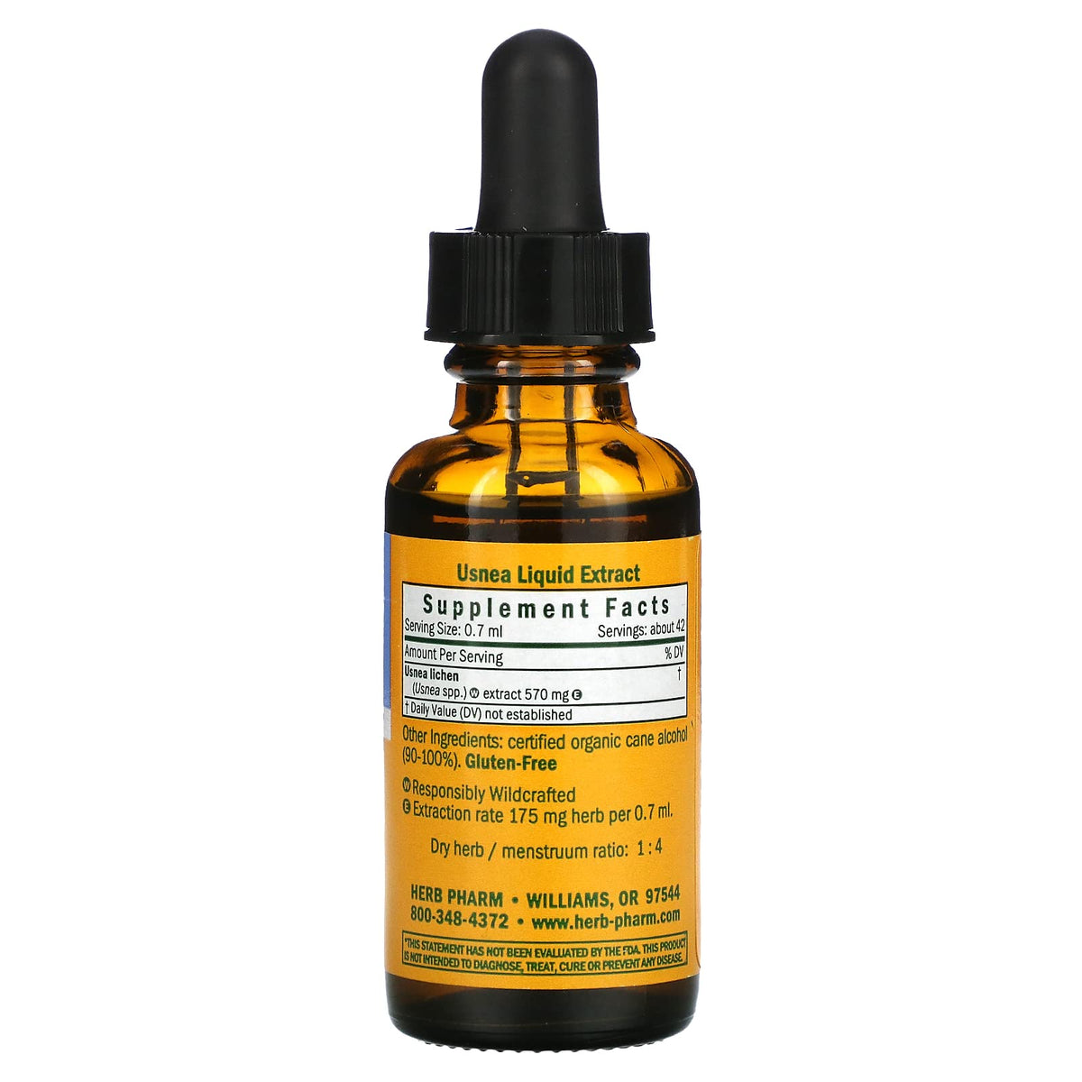 Herb Pharm Usnea Extract Liquid - 1 fl oz - image 2