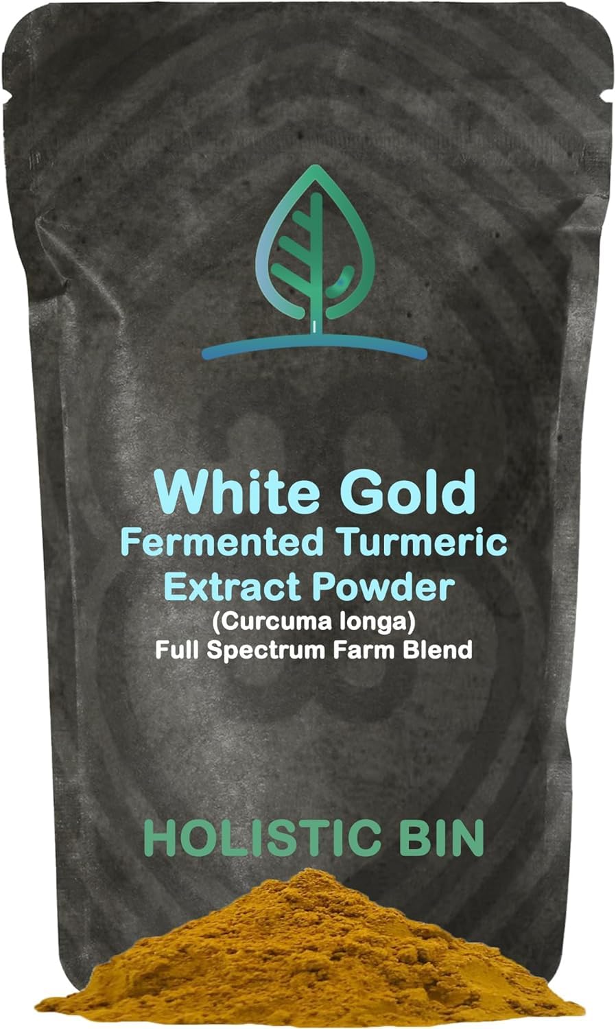 Holistic Bin Fermented Turmeric Powder White Gold - 56g