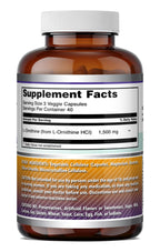 Amazing Formulas L-Ornithine 1500 mg Per Serving Veggie Capsules