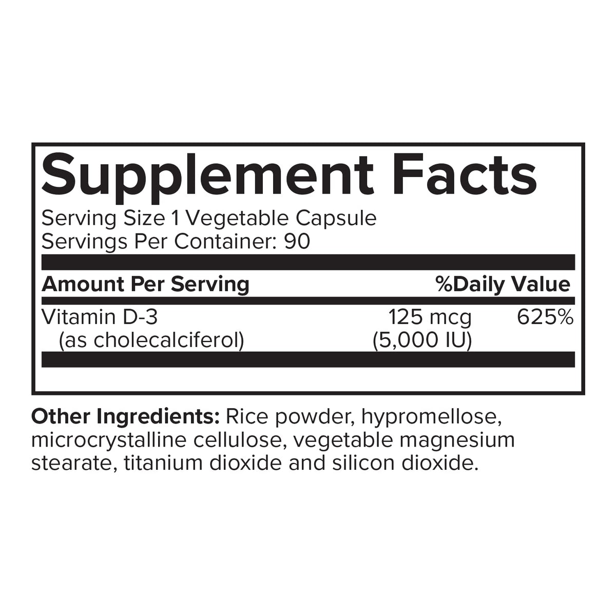 Portions Master Vitamin D3 5000 IU Bone & Immune Support - image 4