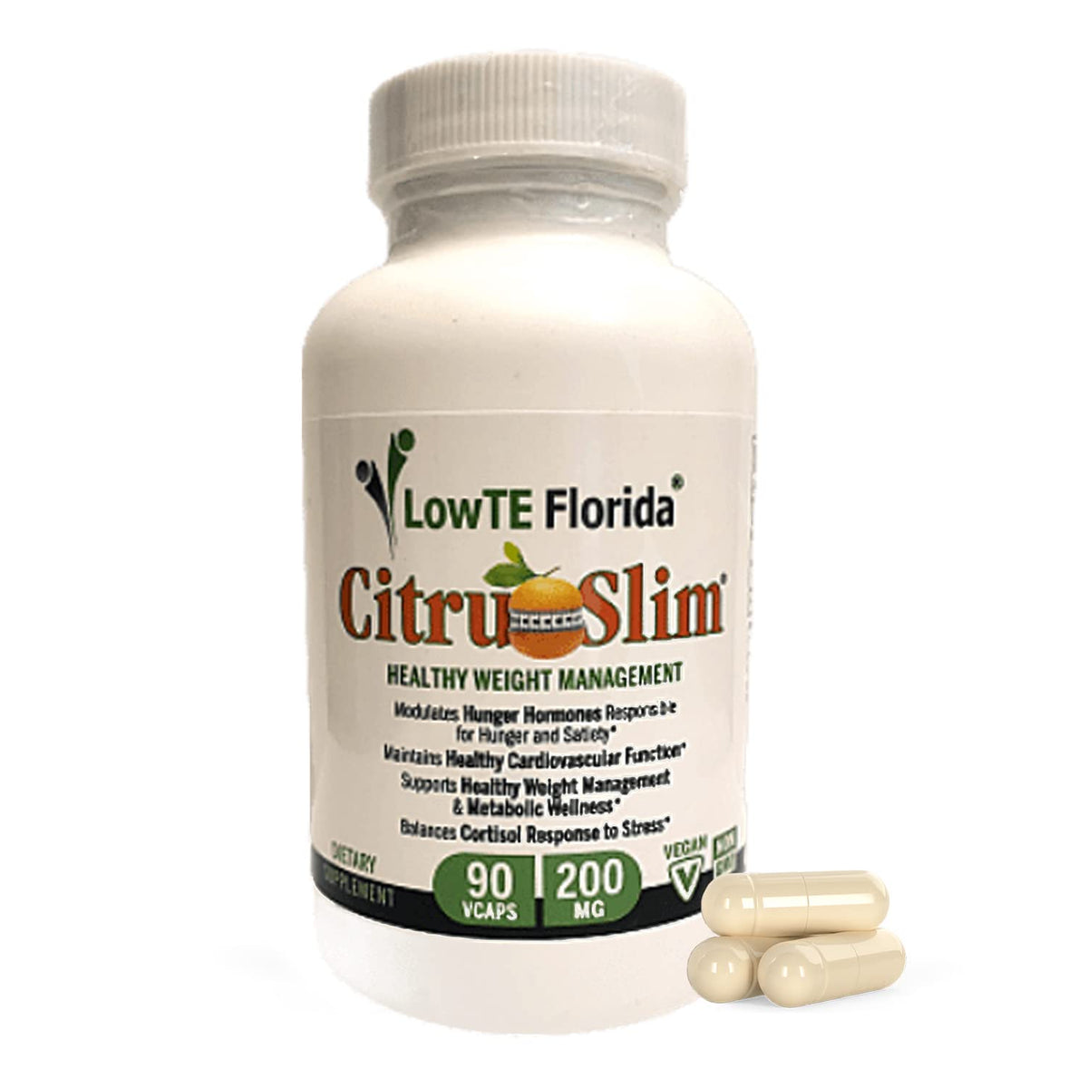 LowTE Florida Citru Slim 200 mg Appetite Control - 90 Capsules