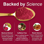 CLEEFLEN Beet Powder with Reishi Mushroom Extract - 6.35 oz - image 5