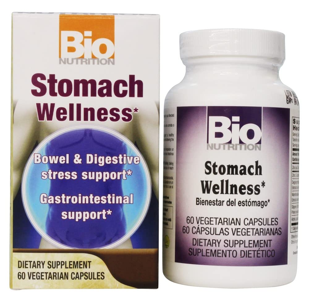 Bio Nutrition Stomach Wellness - 60 Vegetarian Capsules