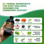 Essence Herbs Shilajit Bitters Liquid with Moringa & Black Seed - 16 Fl Oz - image 2